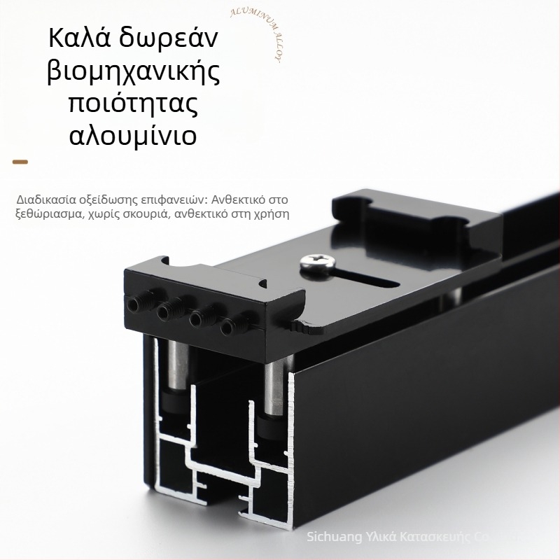 Διπλής κατεύθυνσης εξαρτήματα πόρτας για αόρατη συρόμενη πόρτα – St-1500, υλικό: σίδηρος + κόλλα, μέγιστο φορτίο 80 kg, συμβατό με προφίλ 35/40/42