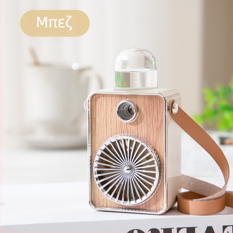 Φορητός ανεμιστήρας για τον λαιμό με επαναφορτιζόμενη USB μπαταρία 800–1000 mAh, 2 ταχύτητες, 5V/5W, θόρυβος 36–45 dB