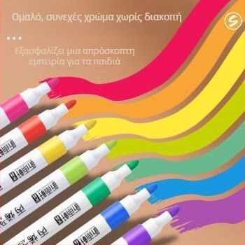 Listen Yuxuan 208 Ακρυλικός μαρκαδόρος με μονή κεφαλή – σετ ακουαρέλας για σπουδαστές τέχνης και παιδιά