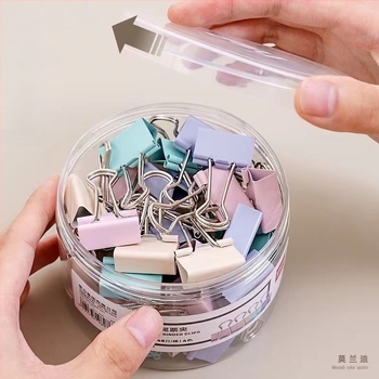 Ανοξείδωτο μεταλλικό κλιπ γραφείου για αποθήκευση φοιτητών