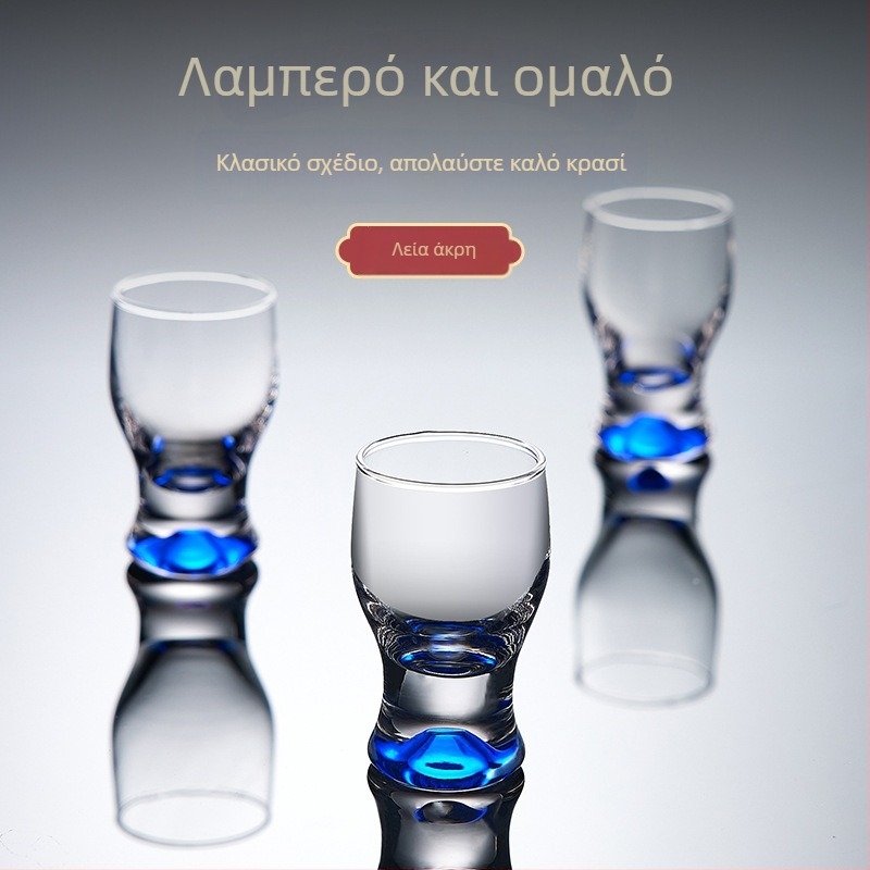 Σετ ποτηριών πνεύματος, 6–10 τεμάχια, απλό γυαλί, χωρητικότητα 1–100 ml, σετ, δυνατότητα εκτύπωσης λογότυπου