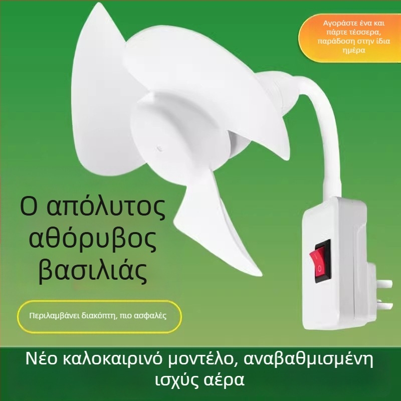 Επιτοίχιος ανεμιστήρας με 3 λεπίδες, brushless κινητήρας, ABS περίβλημα, 4 ταχύτητες