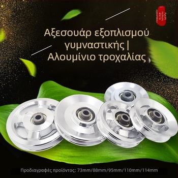Τροχαλία εξοπλισμού γυμναστικής – Weichen, κράμα αλουμινίου για αεροπορία, κατάλληλη για εξοπλισμό γυμναστικής και αξεσουάρ προστασίας αθλητών