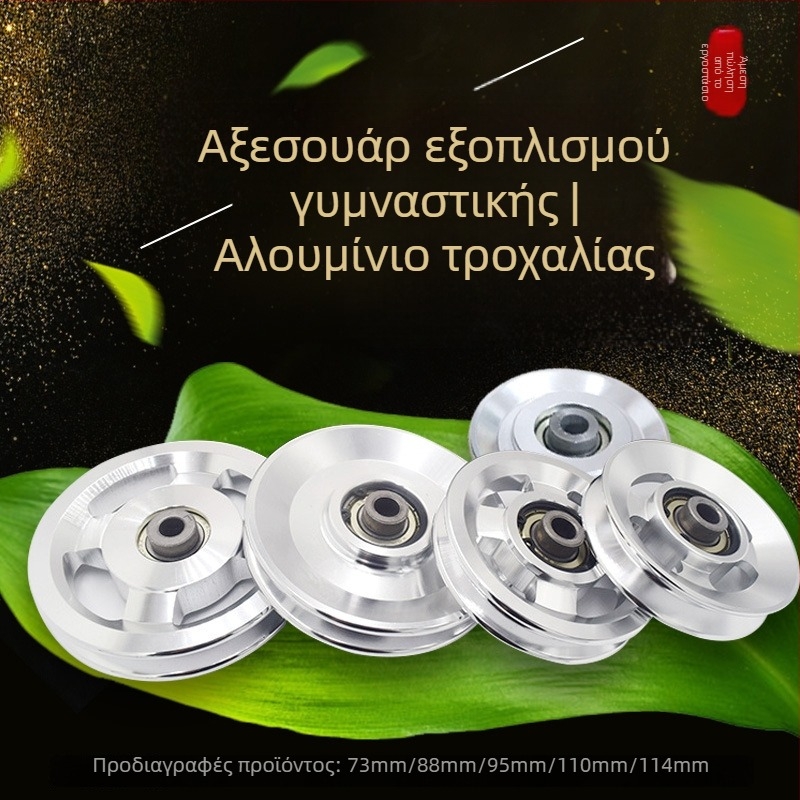 Τροχαλία εξοπλισμού γυμναστικής – Weichen, κράμα αλουμινίου για αεροπορία, κατάλληλη για εξοπλισμό γυμναστικής και αξεσουάρ προστασίας αθλητών