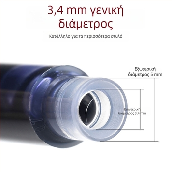 Hero σάκοι μελάνης για φοντέν στυλό, 2,6 mm ή 3,4 mm, συσκευασία 50 ή 100 τεμάχια, για μαθητές δημοτικού