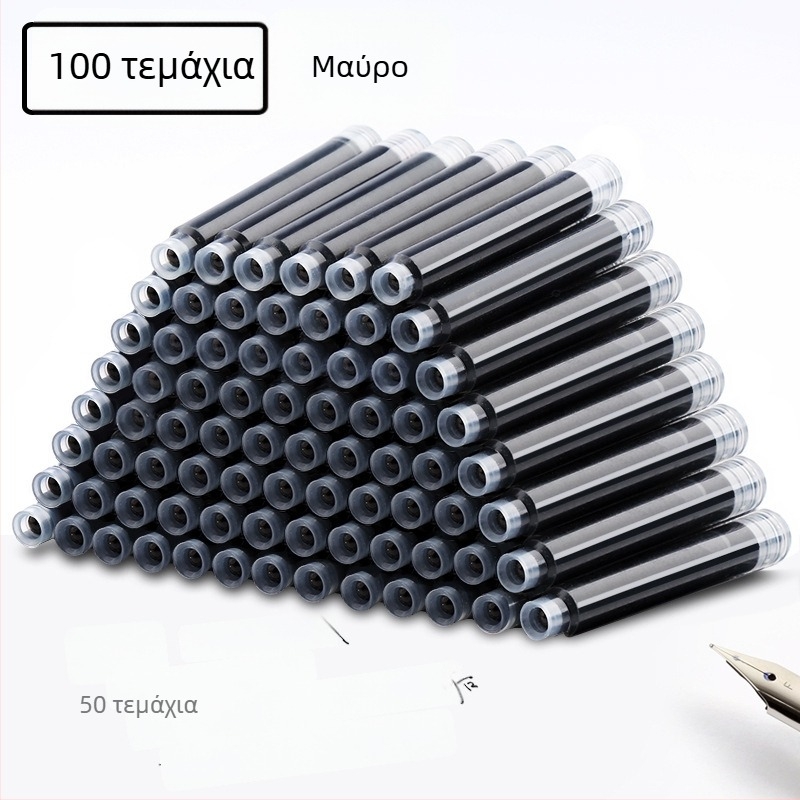 Hero σάκοι μελάνης για φοντέν στυλό, 2,6 mm ή 3,4 mm, συσκευασία 50 ή 100 τεμάχια, για μαθητές δημοτικού