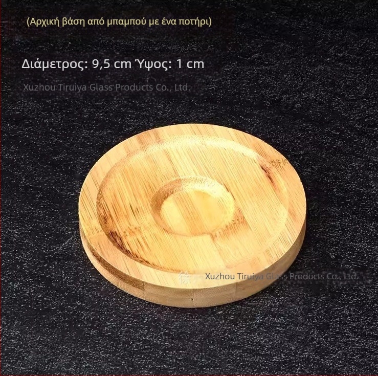 Ποτήρι ουίσκι με περιστρεφόμενο σχέδιο, γυάλινο ανθεκτικό στη θερμότητα, χωρητικότητα 101–200 ml, στυλ ελαφριάς πολυτέλειας, χωρίς λαβή ή καπάκι