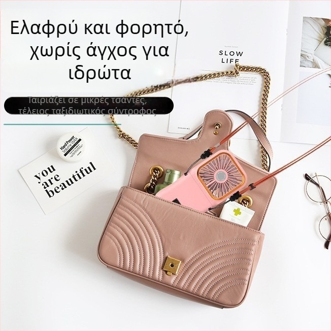 Χειρολαβής μικρός ανεμιστήρας με ψηφιακή οθόνη, αναδιπλούμενος, τροφοδοσία USB (εσωτερική μπαταρία 2000–4000 mAh; θόρυβος < 36 dB; 3 ρυθμίσεις ταχύτητας αέρα)
