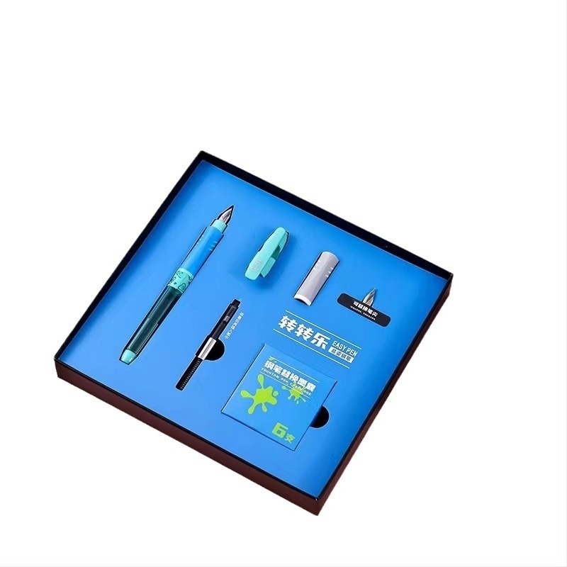 Πλαστικό στυλό S3 Zhuanzhuanle με cartridge μελανιού και ιριδίου άκρη σε κουτί δώρου