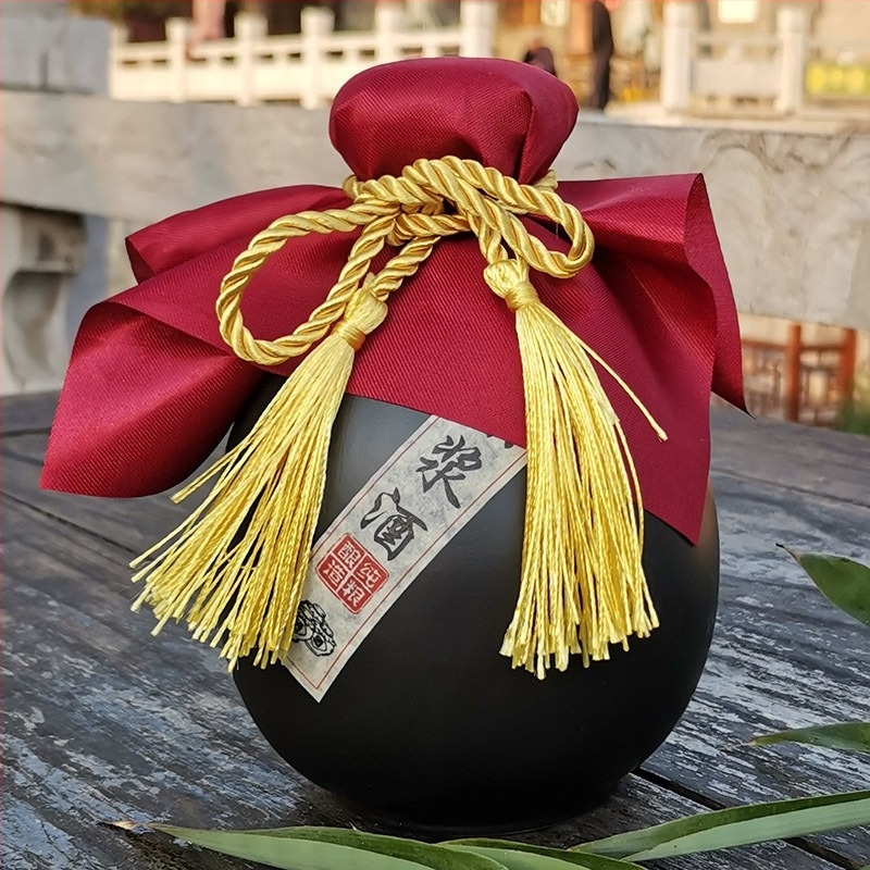 Κεραμική κανάτα κρασιού αντίκα, ρετρό-λουξ στυλ, με εκτυπωμένο λογότυπο, πρώτη ποιότητα, μονή συσκευασία, για κρασί