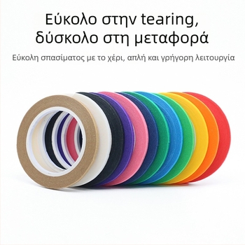 Ταινία μασκαρίσματος από υφασματοχαρτό για προτυποποίηση, υψηλή πρόσφυση, κοπή με διατμητικό τρόπο, προσαρμοσμένος εκτύπωση, χαρτί απελευθέρωσης