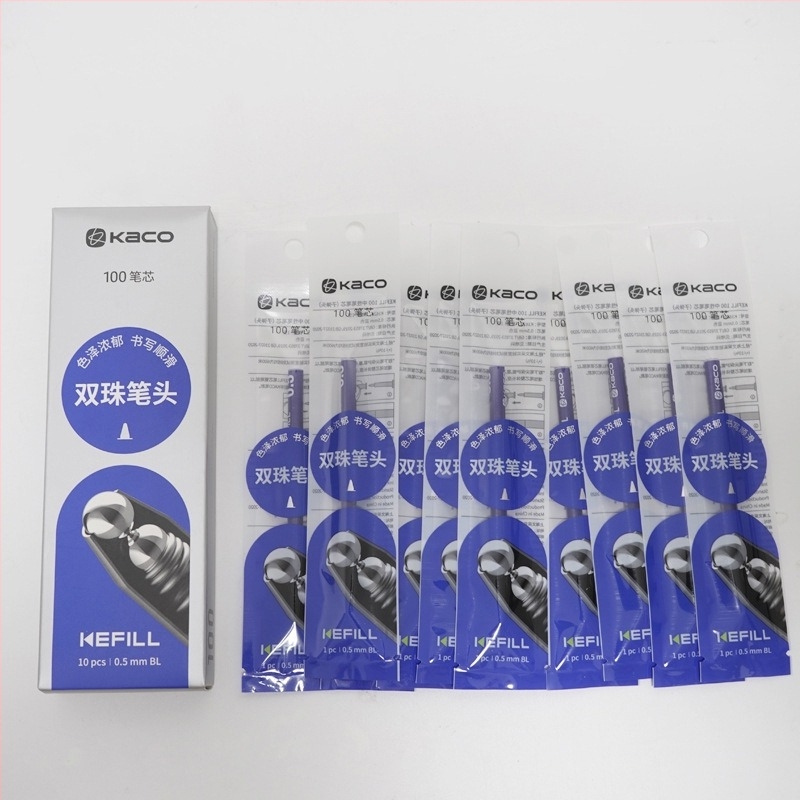 Kaco Αναπληρωτικό μελάνι για στυλό υπογραφής, 0,5 mm άκρη, αντικαταστάσιμος πυρήνας, συσκευασμένο σε κουτί