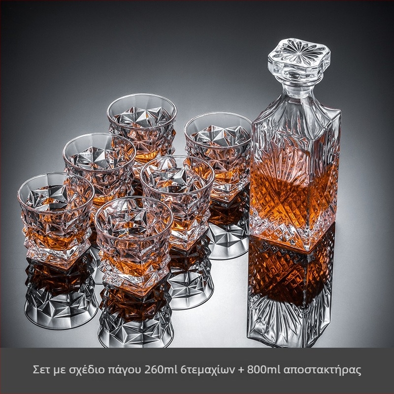 Σετ ποτηριών κρασιού, premium ρετρό στιλ, χωρητικότητα 201-300 ml, 6-10 τεμάχια, μάρκα Cristalglass/gatas