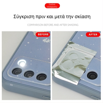 Ταινία σκίασης για LED οθόνες και οδηγούς φωτός, με υψηλή ιξωδοτητα κόλλα, μονής όψης, υπόστρωμα OPP, μήκος 50 μ/ρολό, πάχος 0,06 mm, με χαρτί αποδέσμευσης