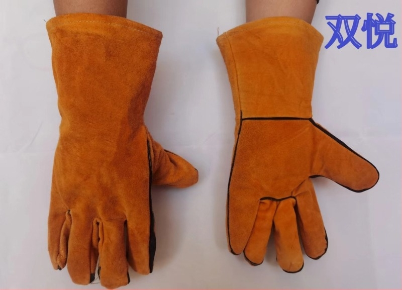 Γάντια συγκόλλησης από δέρμα αγελάδας για ηλεκτροκόλληση και κατασκευή