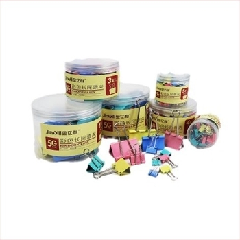 Κλιπ εγγράφων με μακριά ουρά, μεταλλικός Jin Yili