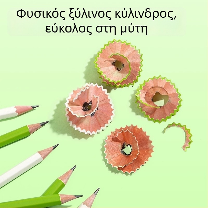 Deli ξύλινο μολύβι - 2B/HB πυρήνας, ξύλινο σώμα, κατάλληλο για γραφή και εξετάσεις