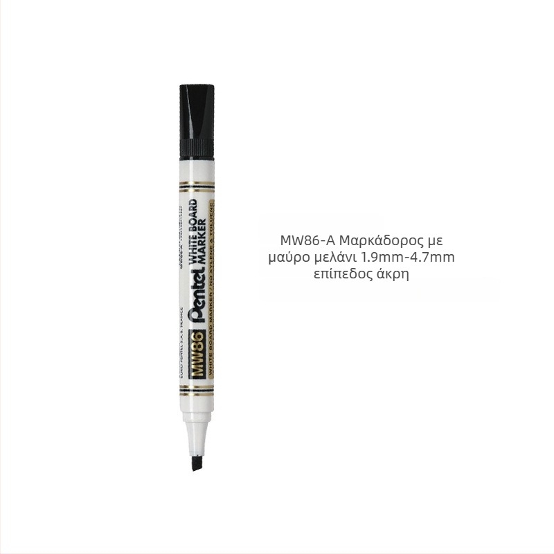 Patong MW85/MW86 μαρκαδόρος λευκής επιφάνειας – με στρογυλή ή τετράγωνη μύτη, πλαστικό περίβλημα, πλάτος γραμμής 1.9/4.7, για βιομηχανική χρήση γραφείου