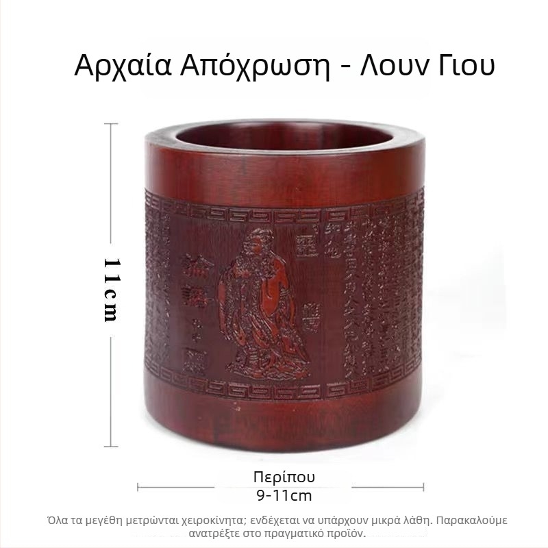 Θήκη στυλό από μπαμπού, στρογγυλό σχήμα, με λογότυπο εκτυπωμένο, διατίθεται προσαρμογή, αδειοδοτημένη ιδιωτική ετικέτα