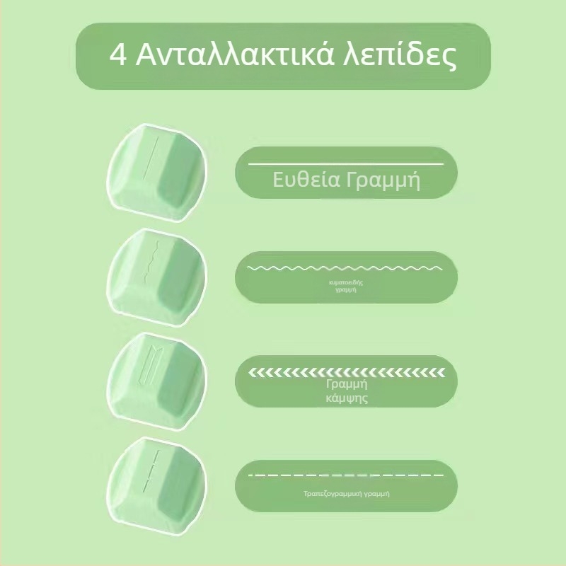 Χειροκίνητος κόφτης χαρτιού – 4-σε-1 περιστρεφόμενο μοντέλο, Shangmei, πλαστικό