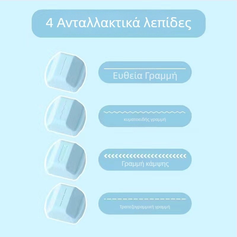 Χειροκίνητος κόφτης χαρτιού – 4-σε-1 περιστρεφόμενο μοντέλο, Shangmei, πλαστικό