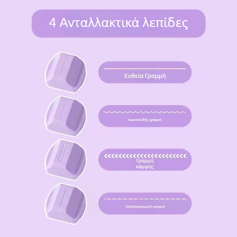 Χειροκίνητος κόφτης χαρτιού – 4-σε-1 περιστρεφόμενο μοντέλο, Shangmei, πλαστικό