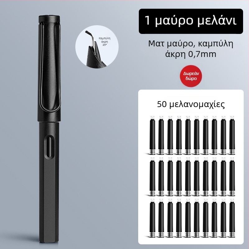 Άκρη καλλιγραφίας PD0019024 με 0.7 καμπύλη άκρη και 1.0 γωνιώδη άκρη, ιριδίου άκρη, ενιαία τροφοδοσία μελανιού 3.4 mm