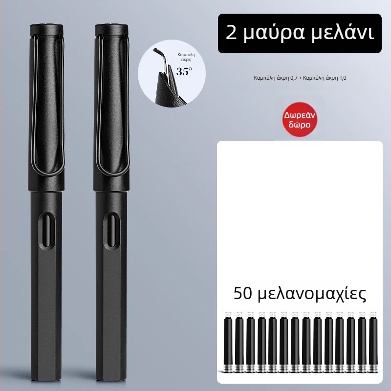 Άκρη καλλιγραφίας PD0019024 με 0.7 καμπύλη άκρη και 1.0 γωνιώδη άκρη, ιριδίου άκρη, ενιαία τροφοδοσία μελανιού 3.4 mm