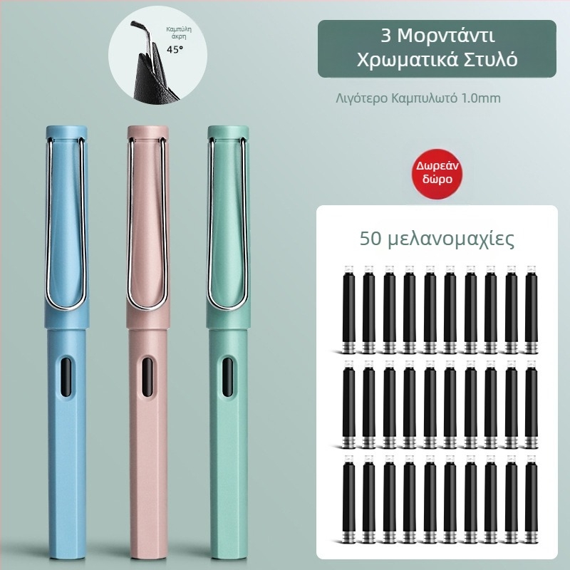 Άκρη καλλιγραφίας PD0019024 με 0.7 καμπύλη άκρη και 1.0 γωνιώδη άκρη, ιριδίου άκρη, ενιαία τροφοδοσία μελανιού 3.4 mm