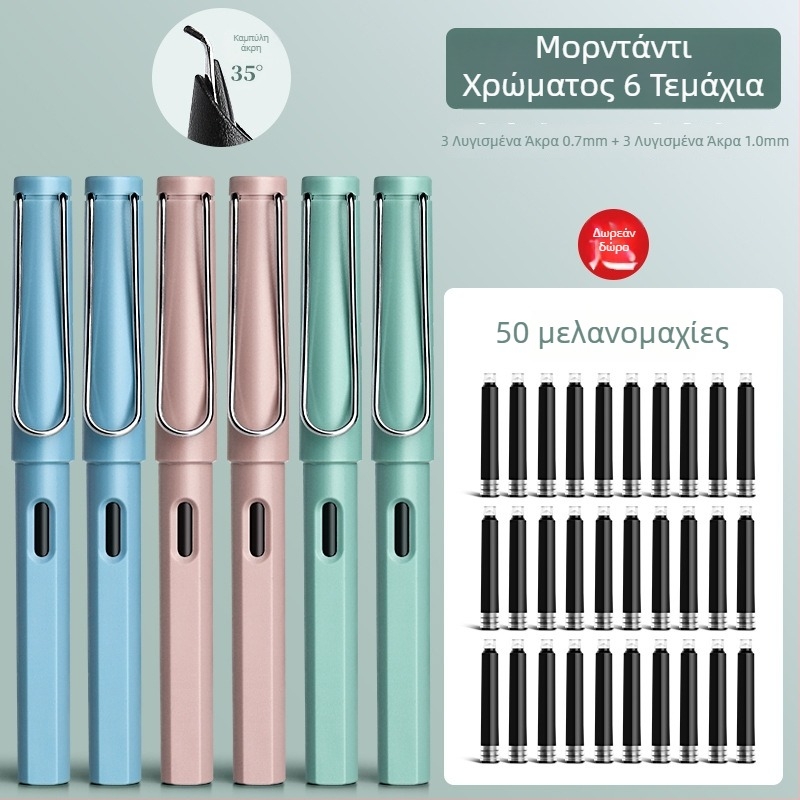 Άκρη καλλιγραφίας PD0019024 με 0.7 καμπύλη άκρη και 1.0 γωνιώδη άκρη, ιριδίου άκρη, ενιαία τροφοδοσία μελανιού 3.4 mm