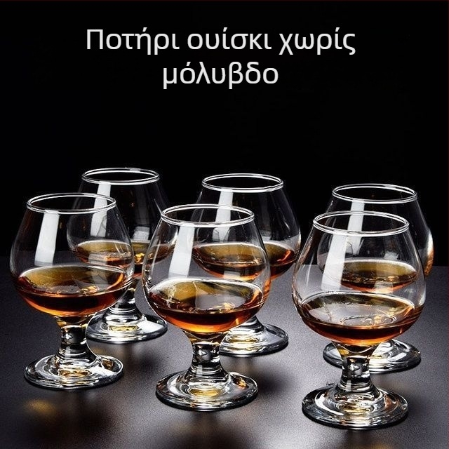 Unique σετ ποτηριών για πνευματώδη ποτά από κρύσταλλο χωρίς μόλυβδο — χωρητικότητα 1000 ml+, απλό στυλ