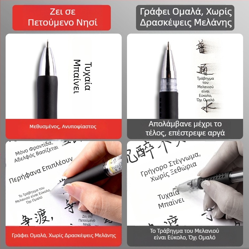 Thinking Στυλό με μπίλια σε κλασικό στιλ, πλαστικό περίβλημα, μη διαγραψιμό μελάνι