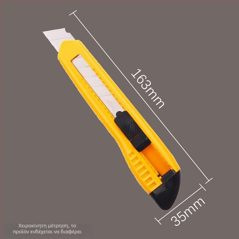 Deli μαχαίρι τέχνης, σώμα από πλαστικό/μέταλλο, πλάτος λάμας 18 мм, πάχος λάμας 0,5 мм, μοντέλο 2001-2057