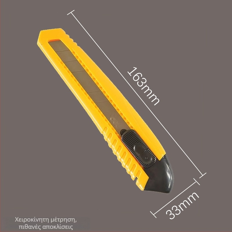 Deli μαχαίρι τέχνης, σώμα από πλαστικό/μέταλλο, πλάτος λάμας 18 мм, πάχος λάμας 0,5 мм, μοντέλο 2001-2057