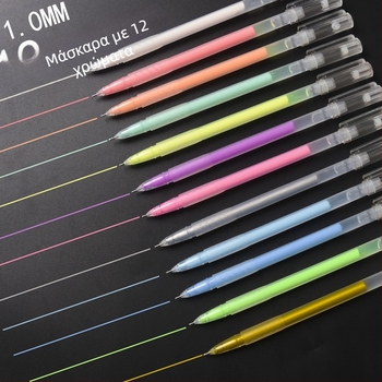 Στυλό ημερολογίου με φθορίζον επισημαντικό για επισημάνσεις κρίσιμων σημείων, μοντέλο 972-A, πλαστικό περίβλημα, συσκευασία σε σακούλα, δυνατότητα προσαρμογής