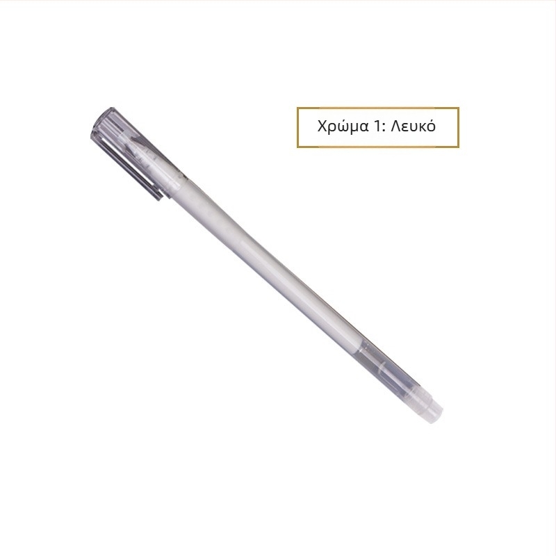 Στυλό ημερολογίου με φθορίζον επισημαντικό για επισημάνσεις κρίσιμων σημείων, μοντέλο 972-A, πλαστικό περίβλημα, συσκευασία σε σακούλα, δυνατότητα προσαρμογής