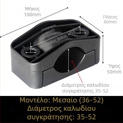 CHKL Σφιγκτήρας καλωδίου για πίνακα υψηλής τάσης; για καλώδια με τρεις αγωγούς; πυρίμαχο νάιλον