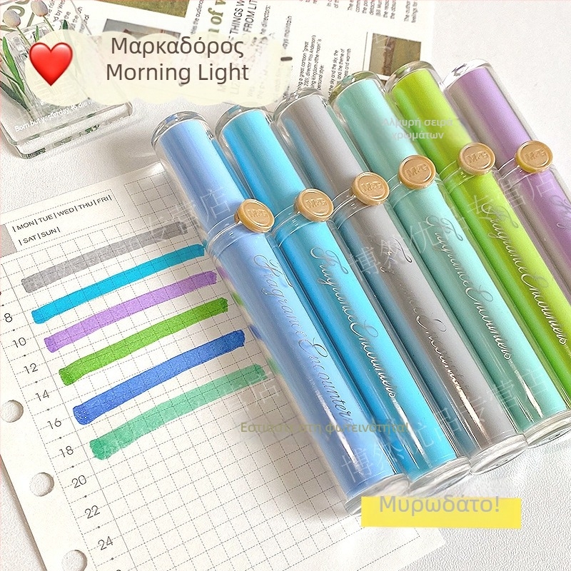 Μαρκαδόρος με άρωμα και μαλακή άκρη, μοντέλο Apmv09c0, πλαστικό σώμα, μη διαγραψιμό