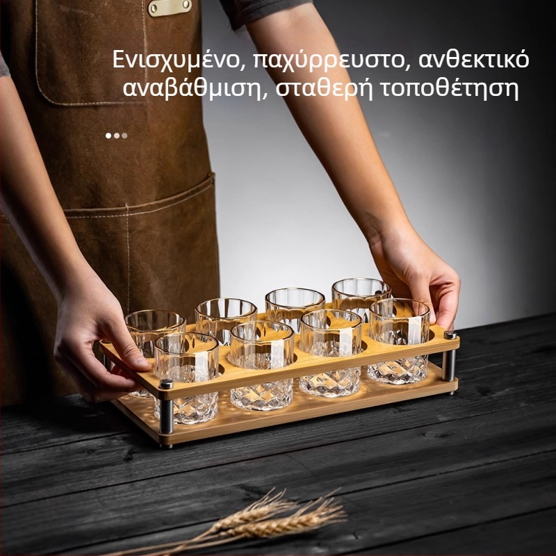 Σετ ποτηριών κρασιού από γυαλί, νέο κινεζικό στυλ, για οικιακή χρήση