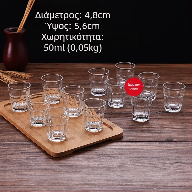 Σετ ποτηριών ουίσκι, νέου κινεζικού στυλ, χωρητικότητα 1–100 ml, υλικό: Άλλο