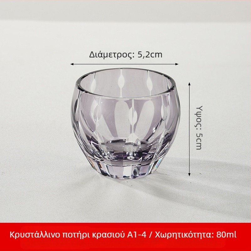 Σετ σακέ σε ιαπωνικό στυλ από κρυστάλλινο γυαλί, χωρητικότητα 1–100 ml, μάρκα Tao Chunfang