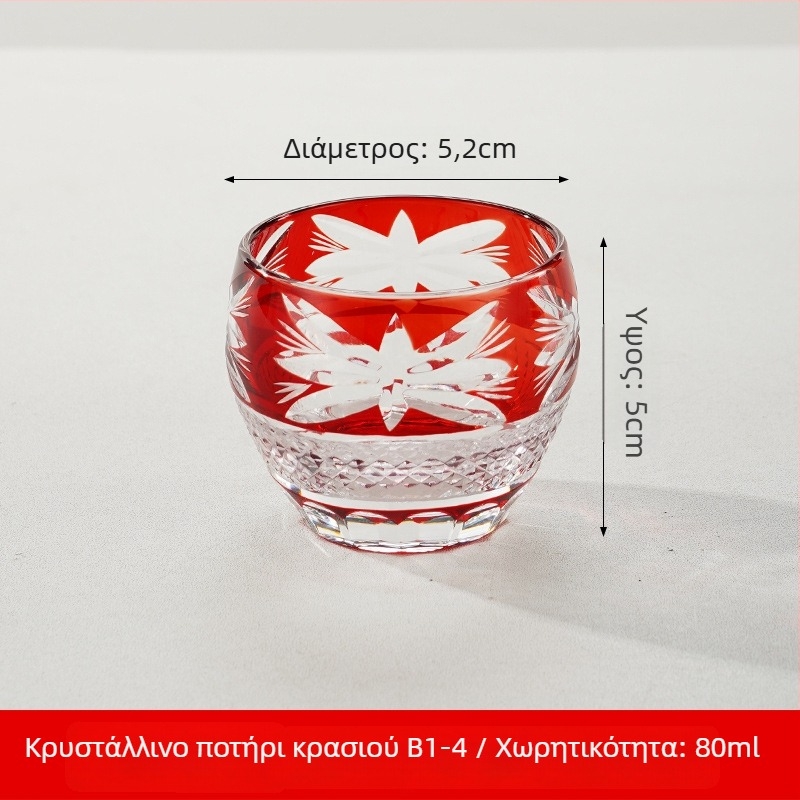 Σετ σακέ σε ιαπωνικό στυλ από κρυστάλλινο γυαλί, χωρητικότητα 1–100 ml, μάρκα Tao Chunfang