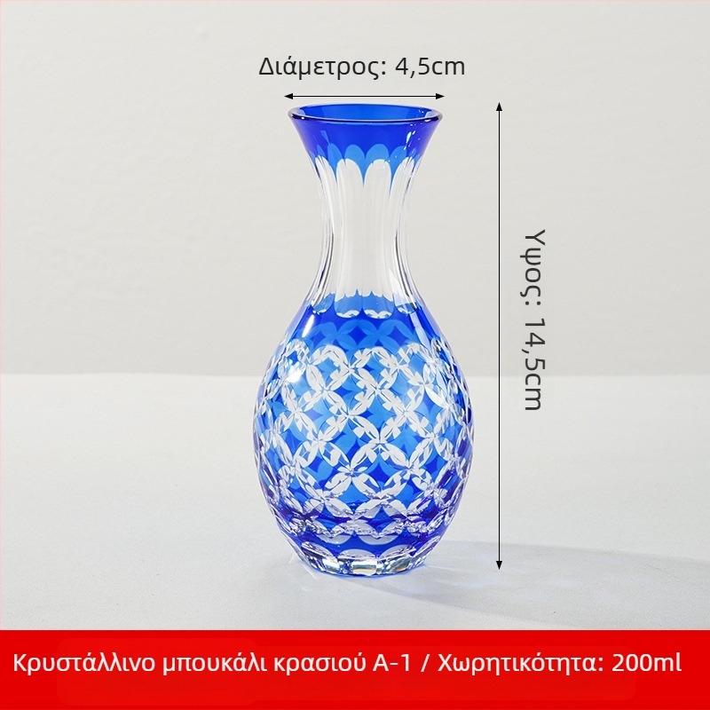 Σετ σακέ σε ιαπωνικό στυλ από κρυστάλλινο γυαλί, χωρητικότητα 1–100 ml, μάρκα Tao Chunfang