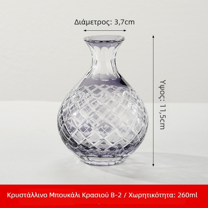Σετ σακέ σε ιαπωνικό στυλ από κρυστάλλινο γυαλί, χωρητικότητα 1–100 ml, μάρκα Tao Chunfang