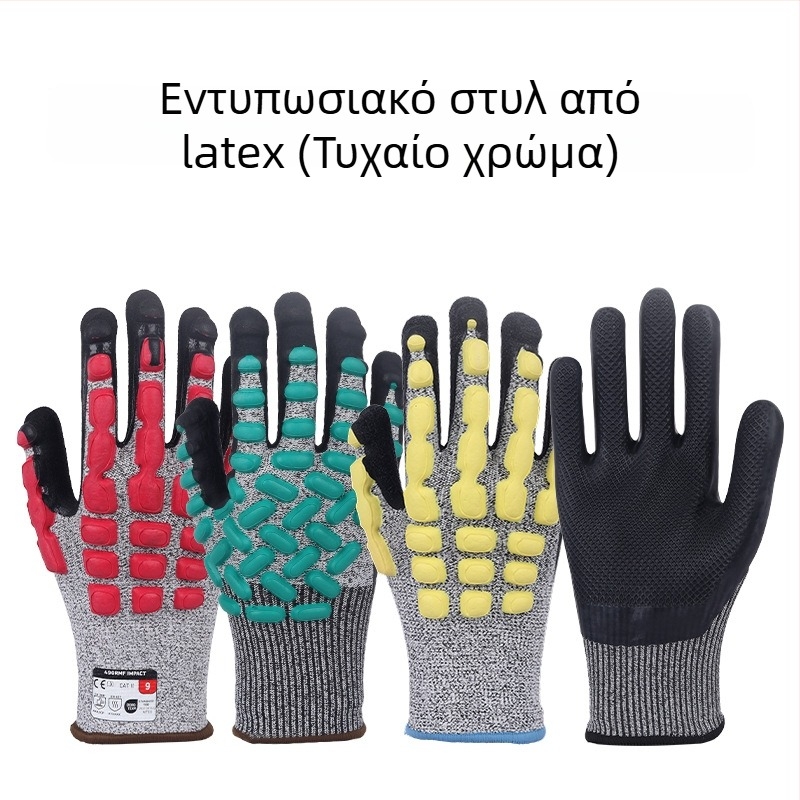 HPPE Γάντια προστασίας από κοπές για γυαλί, βιομηχανία, κρεοπωλείο, εργοτάξιο και αλιεία