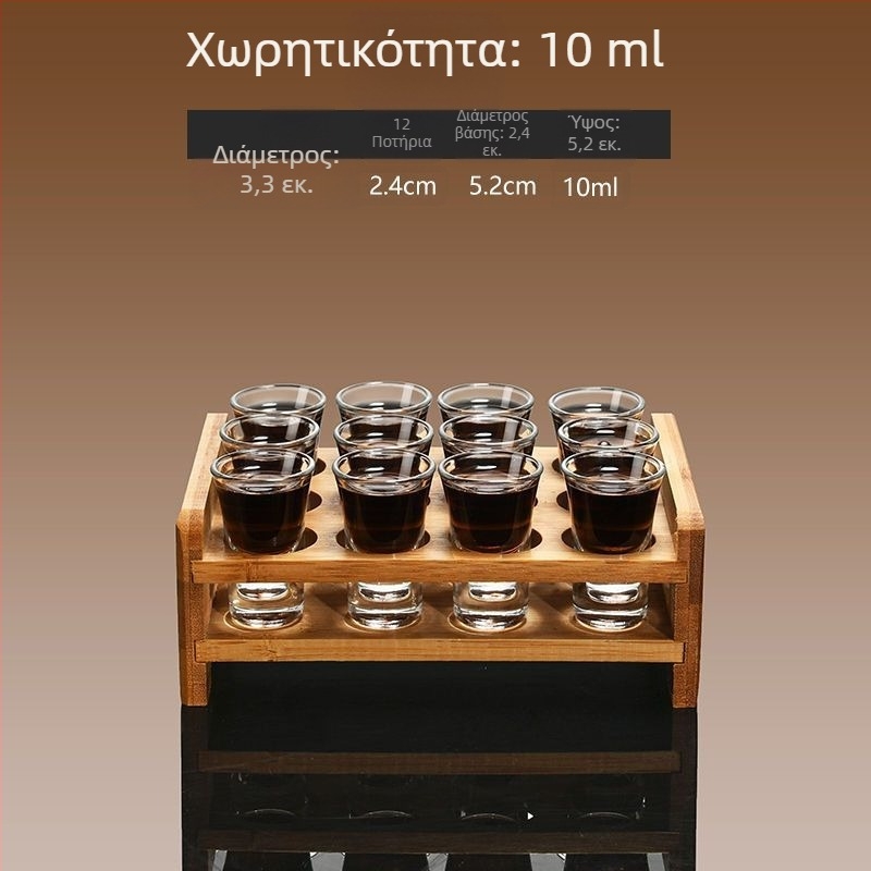 Σετ διανομής κρασιού και ποτηριών ποτών με μετρήσεις, για οικιακή χρήση, μικρά μπουκάλια και ποτήρια, κατάλληλο για εστιατόρια