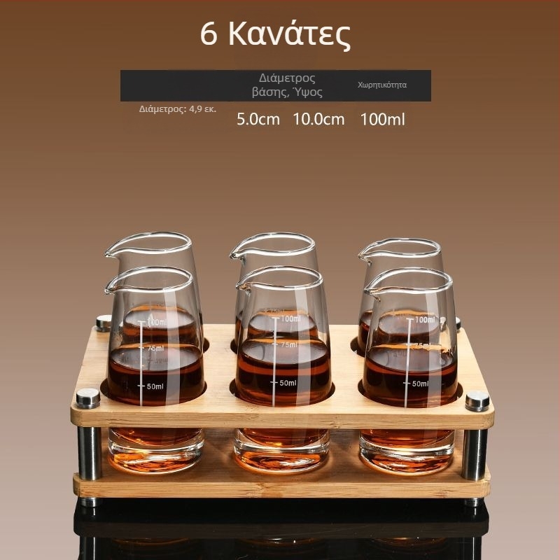 Σετ διανομής κρασιού και ποτηριών ποτών με μετρήσεις, για οικιακή χρήση, μικρά μπουκάλια και ποτήρια, κατάλληλο για εστιατόρια