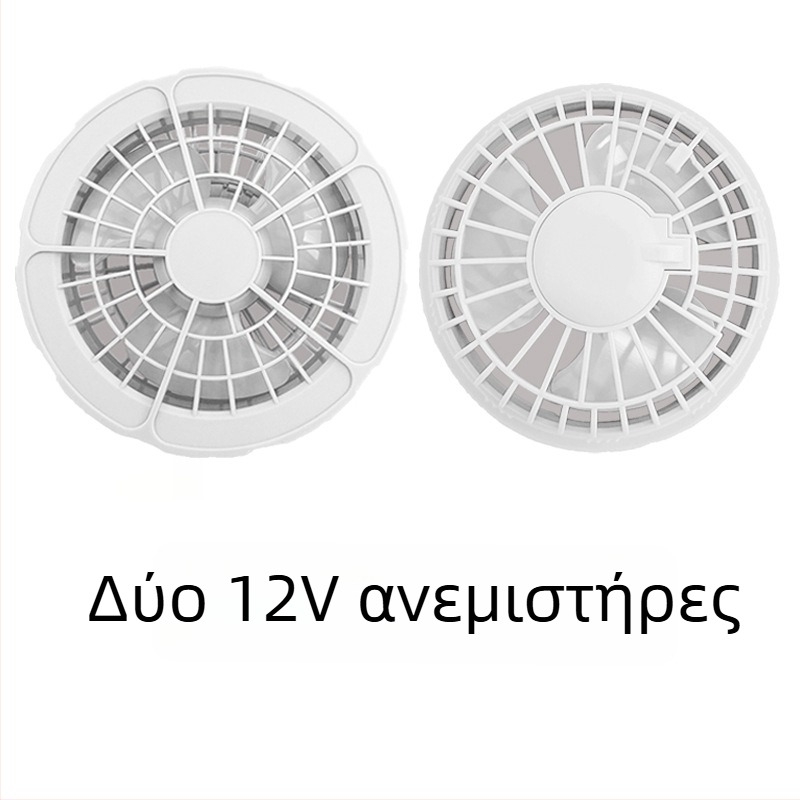 Ανεμιστήρας μέσης με τροφοδοσία USB, 4 ταχύτητες, κινητήρας με βούρτσες, ψηφιακή οθόνη