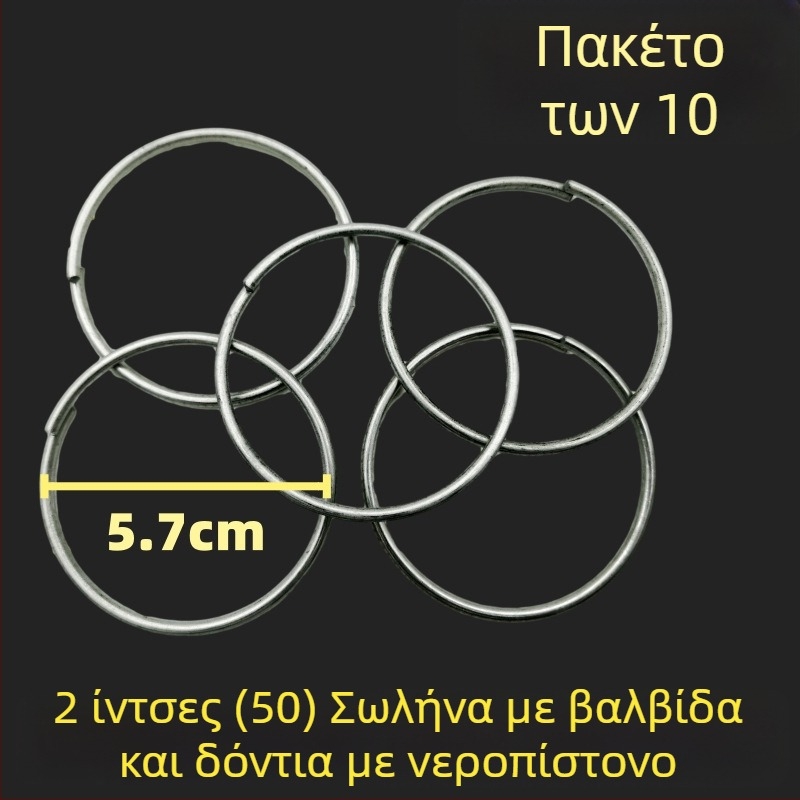 Σετ συνδέσμου πυροσβεστικού σωλήνα σε ρολό — κλιπ δαχτυλιδιού, σφιγκτήρας φάρδου, στηριγμα σωλήνα, ελατήριο, καουτσούκ επένδυση