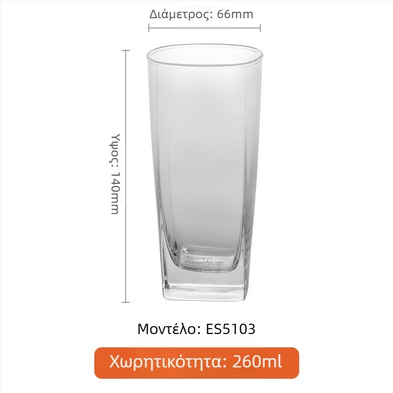 Γυάλινο ποτήρι ουίσκι με εκτυπωμένο λογότυπο, μοντέρνο μινιμαλιστικό στυλ, συσκευασία σε έγχρωμο κουτί
